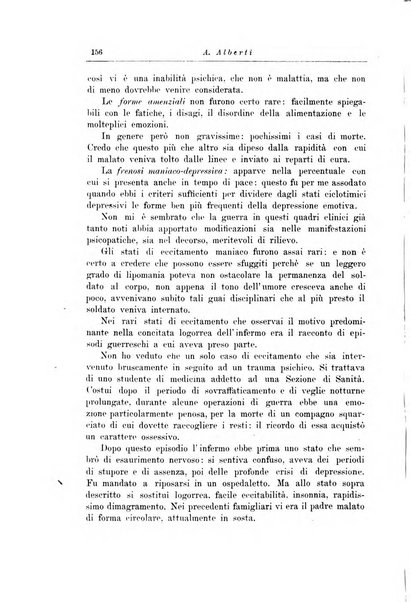 Note e riviste di psichiatria Manicomio provinciale di Pesaro