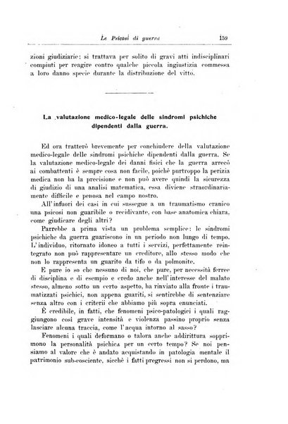 Note e riviste di psichiatria Manicomio provinciale di Pesaro