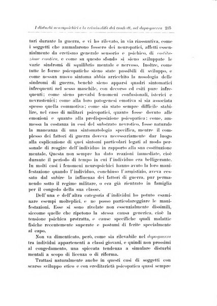 Note e riviste di psichiatria Manicomio provinciale di Pesaro