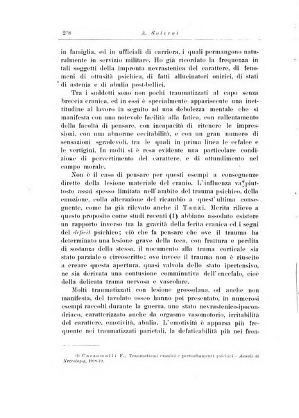 Note e riviste di psichiatria Manicomio provinciale di Pesaro