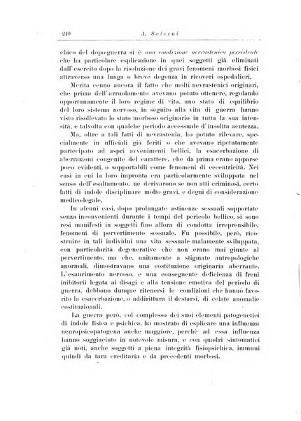 Note e riviste di psichiatria Manicomio provinciale di Pesaro