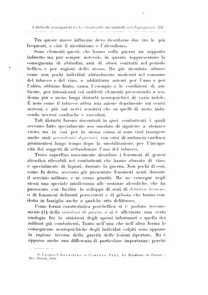 Note e riviste di psichiatria Manicomio provinciale di Pesaro