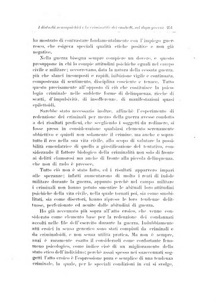 Note e riviste di psichiatria Manicomio provinciale di Pesaro