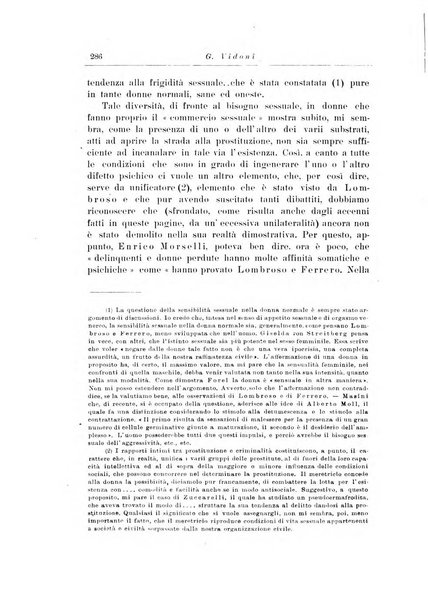 Note e riviste di psichiatria Manicomio provinciale di Pesaro