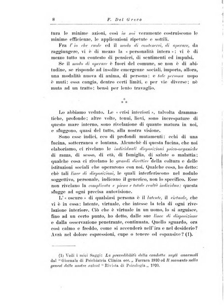 Note e riviste di psichiatria Manicomio provinciale di Pesaro