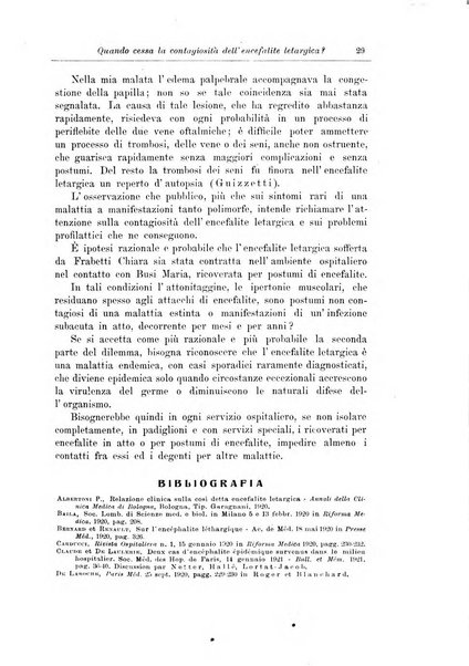 Note e riviste di psichiatria Manicomio provinciale di Pesaro