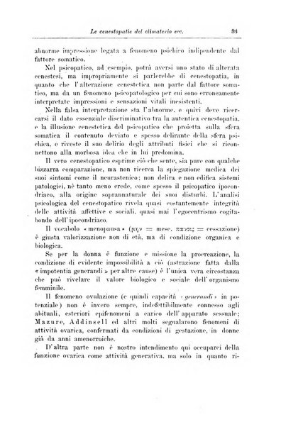 Note e riviste di psichiatria Manicomio provinciale di Pesaro