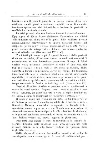 Note e riviste di psichiatria Manicomio provinciale di Pesaro