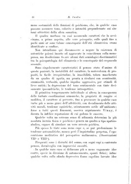 Note e riviste di psichiatria Manicomio provinciale di Pesaro