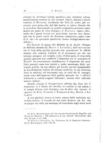 Note e riviste di psichiatria Manicomio provinciale di Pesaro