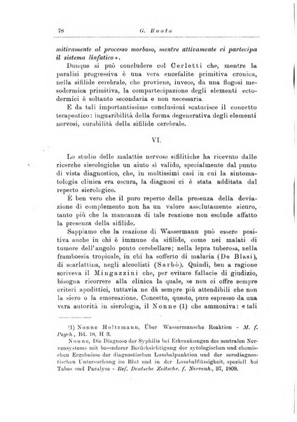 Note e riviste di psichiatria Manicomio provinciale di Pesaro