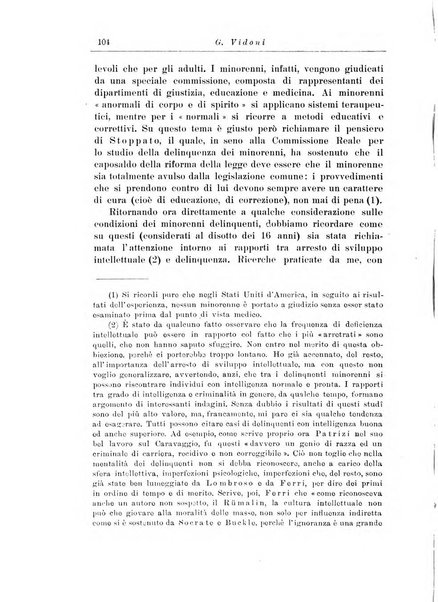 Note e riviste di psichiatria Manicomio provinciale di Pesaro