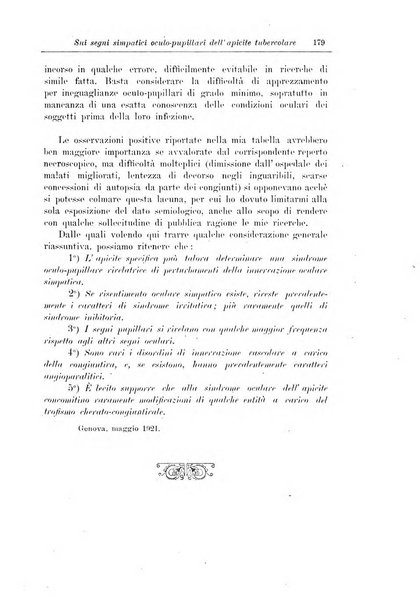 Note e riviste di psichiatria Manicomio provinciale di Pesaro