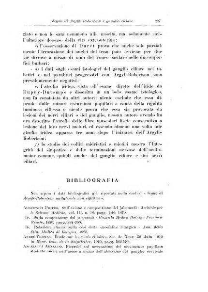 Note e riviste di psichiatria Manicomio provinciale di Pesaro