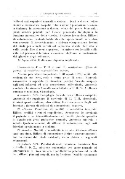 Note e riviste di psichiatria Manicomio provinciale di Pesaro