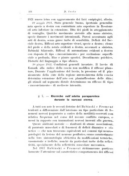 Note e riviste di psichiatria Manicomio provinciale di Pesaro