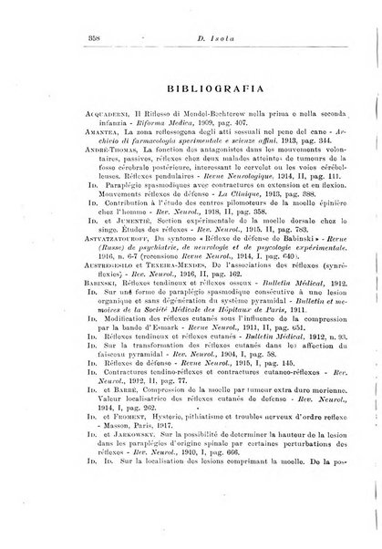 Note e riviste di psichiatria Manicomio provinciale di Pesaro