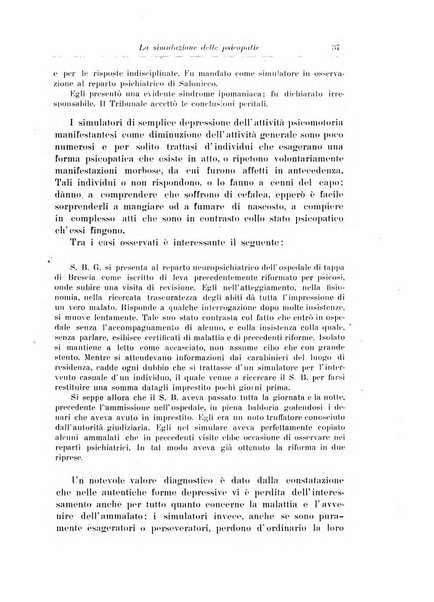 Note e riviste di psichiatria Manicomio provinciale di Pesaro