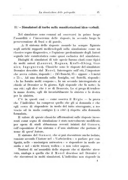 Note e riviste di psichiatria Manicomio provinciale di Pesaro