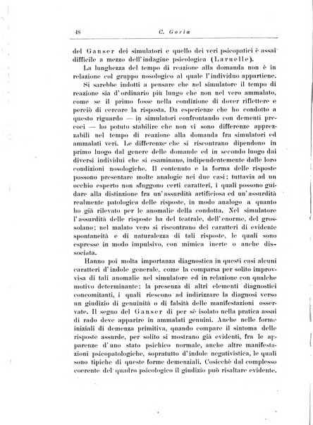 Note e riviste di psichiatria Manicomio provinciale di Pesaro