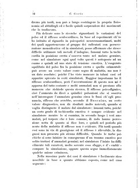 Note e riviste di psichiatria Manicomio provinciale di Pesaro