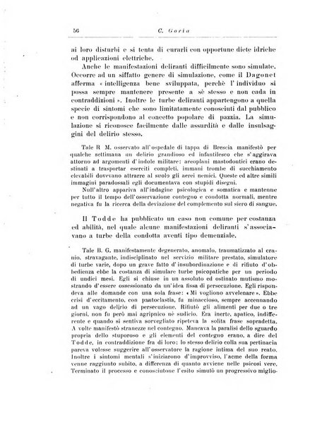 Note e riviste di psichiatria Manicomio provinciale di Pesaro