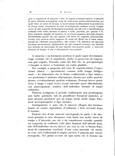 Note e riviste di psichiatria Manicomio provinciale di Pesaro