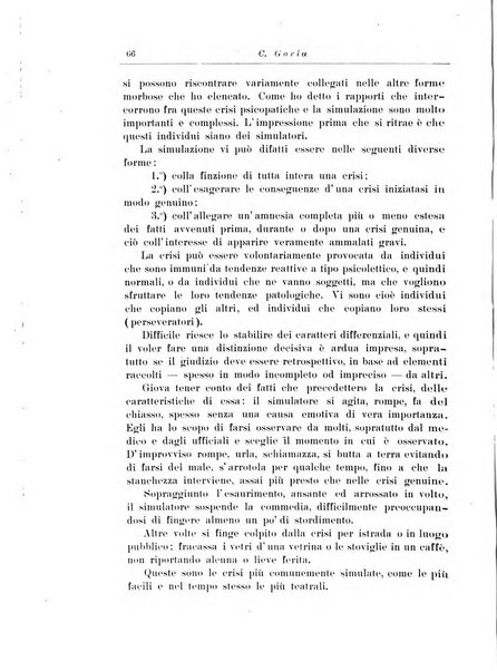 Note e riviste di psichiatria Manicomio provinciale di Pesaro