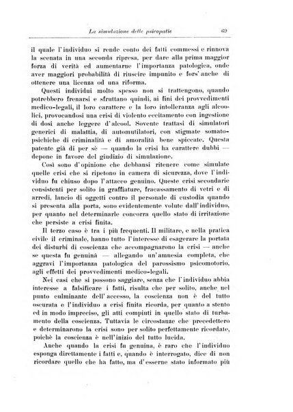 Note e riviste di psichiatria Manicomio provinciale di Pesaro