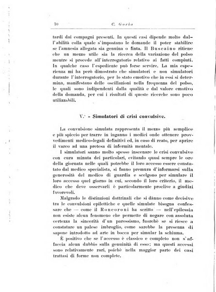 Note e riviste di psichiatria Manicomio provinciale di Pesaro