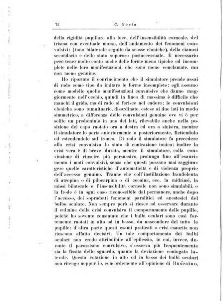 Note e riviste di psichiatria Manicomio provinciale di Pesaro