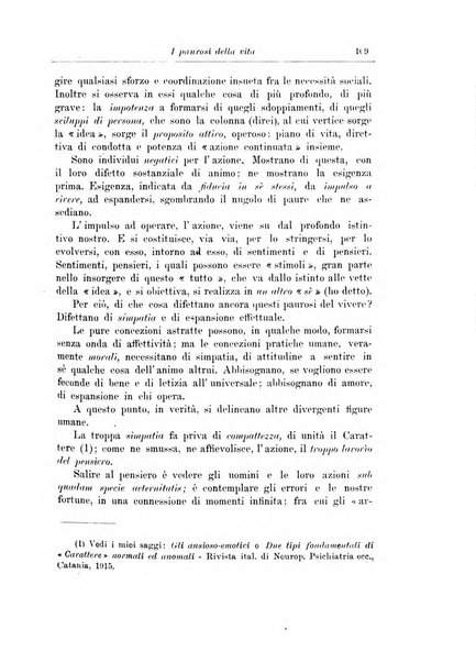 Note e riviste di psichiatria Manicomio provinciale di Pesaro