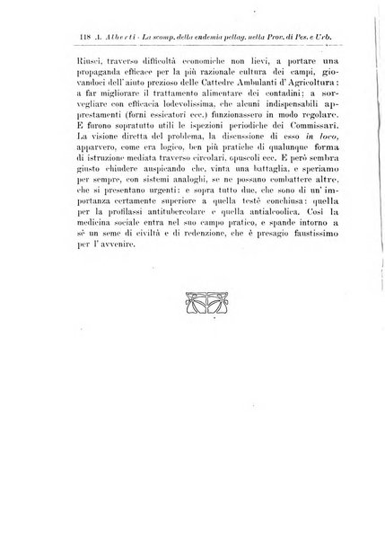 Note e riviste di psichiatria Manicomio provinciale di Pesaro