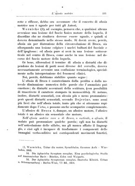 Note e riviste di psichiatria Manicomio provinciale di Pesaro