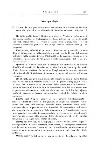 Note e riviste di psichiatria Manicomio provinciale di Pesaro