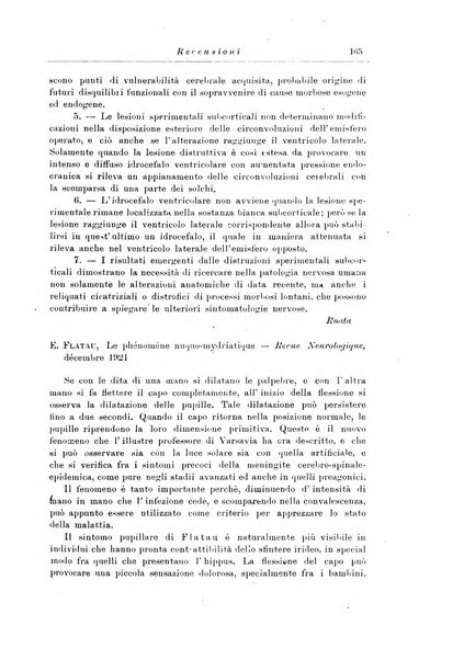 Note e riviste di psichiatria Manicomio provinciale di Pesaro