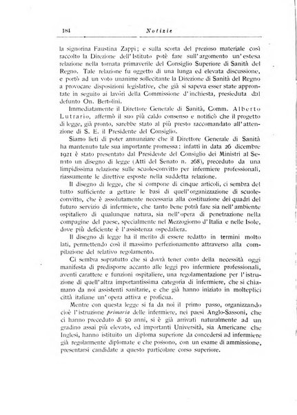 Note e riviste di psichiatria Manicomio provinciale di Pesaro