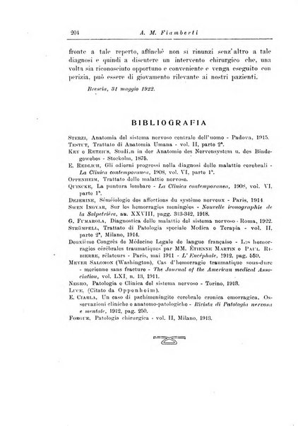 Note e riviste di psichiatria Manicomio provinciale di Pesaro