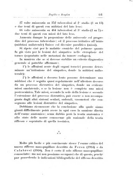 Note e riviste di psichiatria Manicomio provinciale di Pesaro