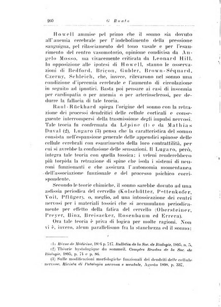 Note e riviste di psichiatria Manicomio provinciale di Pesaro