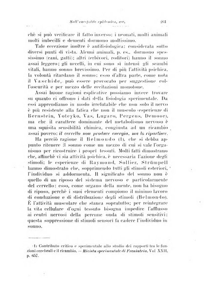 Note e riviste di psichiatria Manicomio provinciale di Pesaro