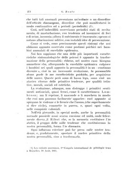 Note e riviste di psichiatria Manicomio provinciale di Pesaro