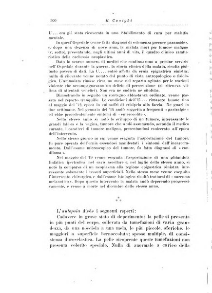 Note e riviste di psichiatria Manicomio provinciale di Pesaro