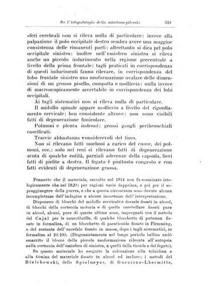 Note e riviste di psichiatria Manicomio provinciale di Pesaro