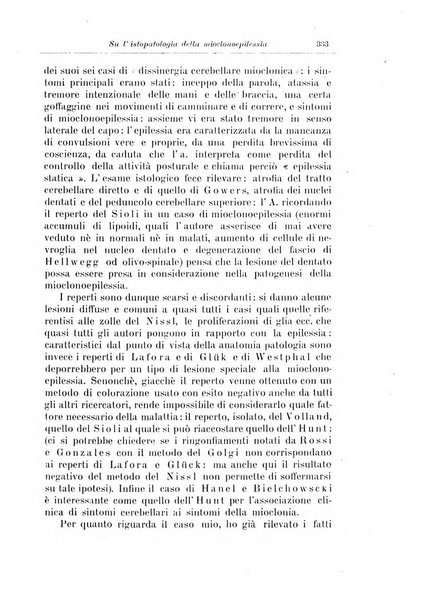 Note e riviste di psichiatria Manicomio provinciale di Pesaro