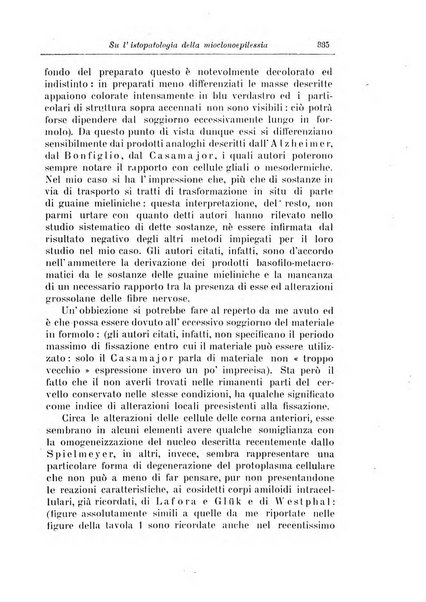 Note e riviste di psichiatria Manicomio provinciale di Pesaro