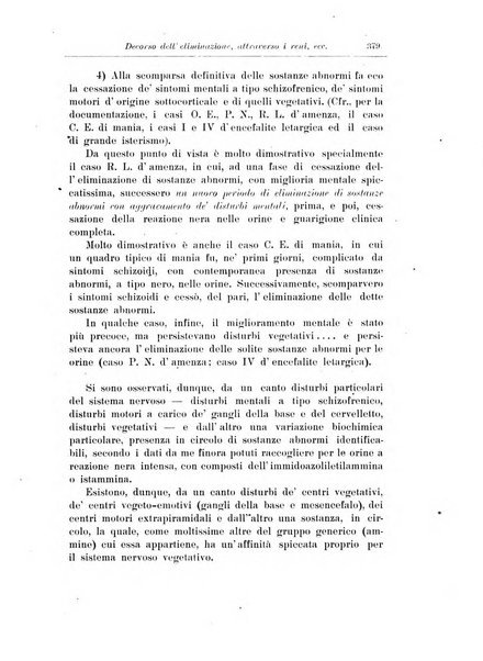 Note e riviste di psichiatria Manicomio provinciale di Pesaro