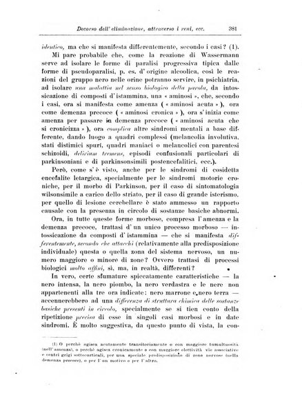 Note e riviste di psichiatria Manicomio provinciale di Pesaro