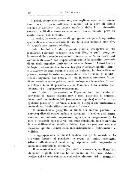 Note e riviste di psichiatria Manicomio provinciale di Pesaro