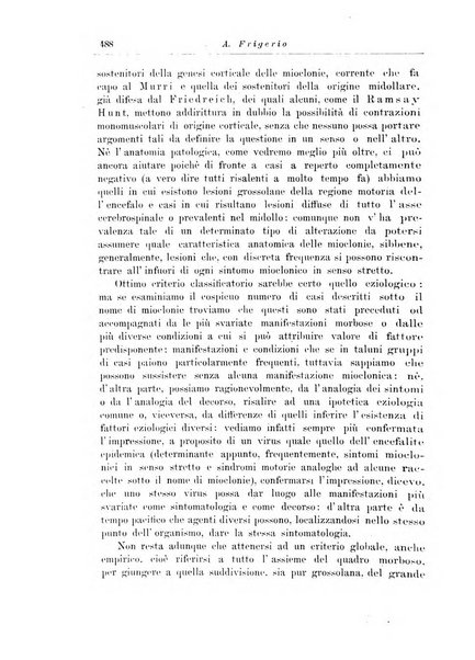 Note e riviste di psichiatria Manicomio provinciale di Pesaro